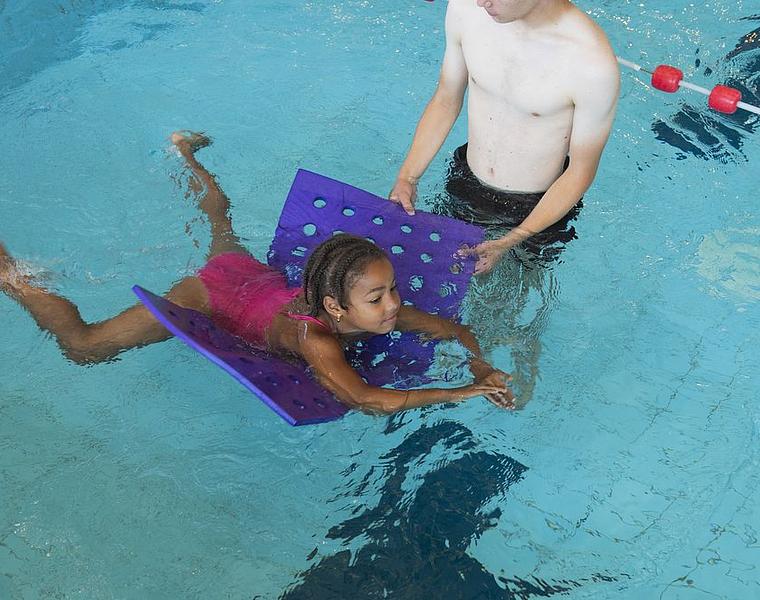Ervaringssportkamp met zwemmen
