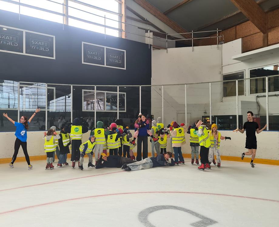 Ervaringssportkamp met schaatsen